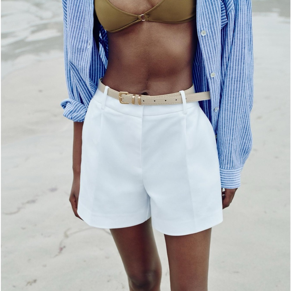 Zara belted shorts